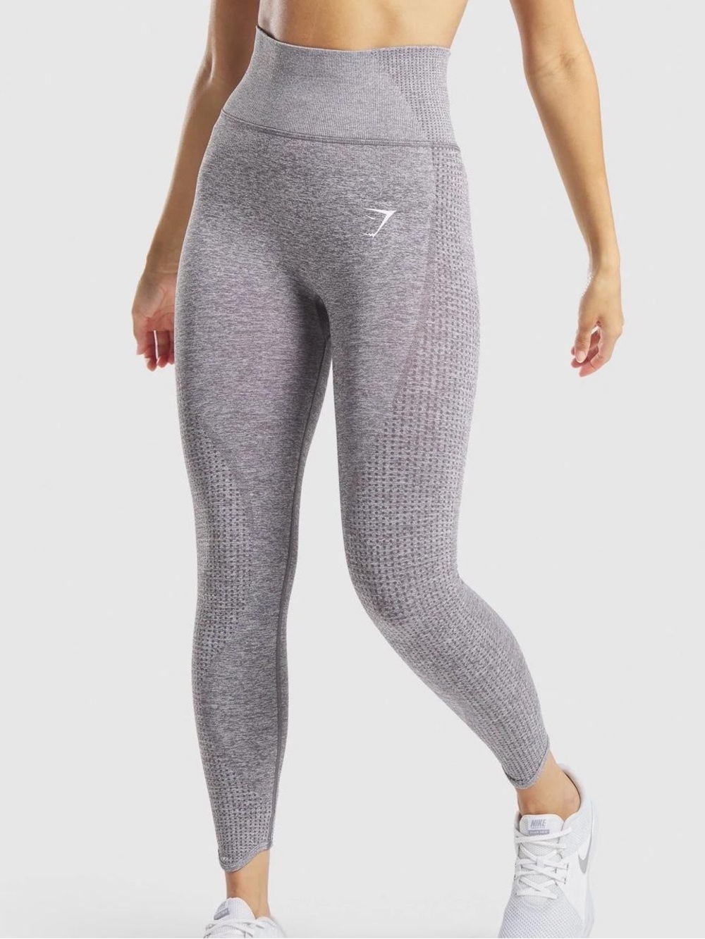 Gymshark Vital Seamless High-Waisted Leggings Grey Marl XS